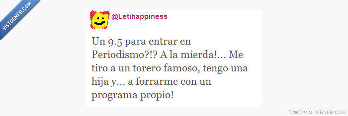 television,periodismo,estudiar,belen esteban,andreita