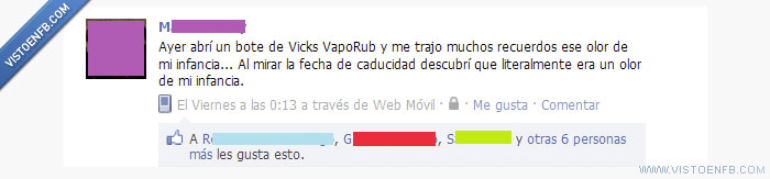 vicks,vaporub,infancia,caducidad