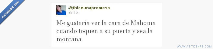 montaña,mahoma