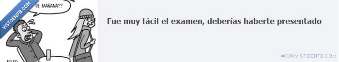 presentarse,fácil,examen