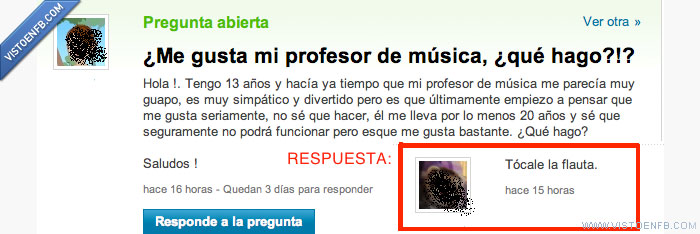 yahoo respuestas,profesor,música,flauta,enamorada
