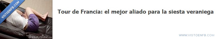 tour de Francia,siesta,dormir,aliado,verano