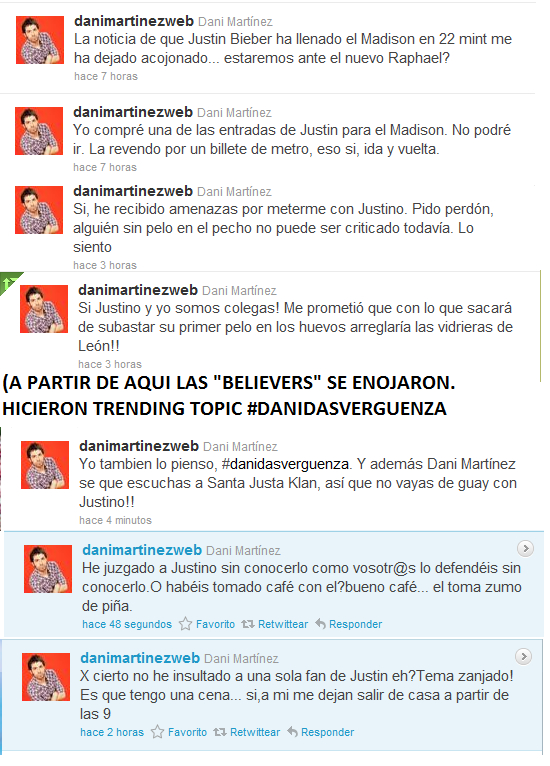 Justin Bieber,Dani Martínez