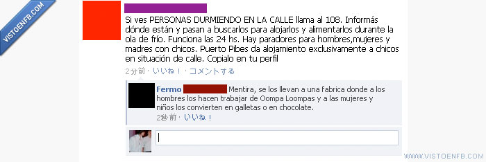 Pobres,oompa loompas,galletas