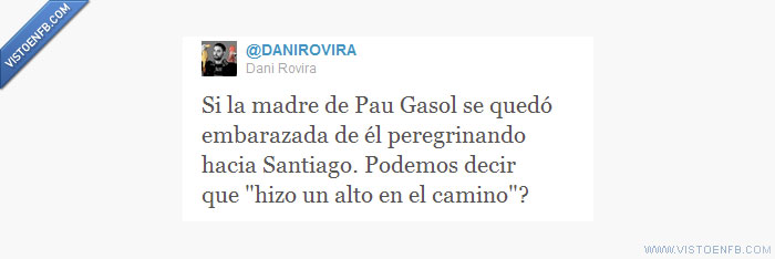 twitter,pau gasol,dani rovira,camino santiago
