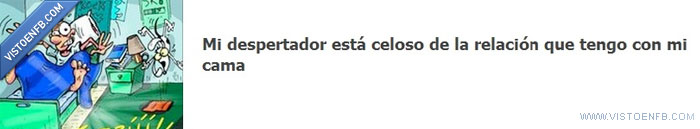 despertador,celos,cama