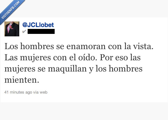 verdad,twitter,tweet,razón,mujeres,mentir,maquillaje,hombres