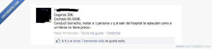 ortega cano,master card,facebook,estado