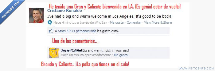 futbol,facebook,Cristiano ronaldo,LA