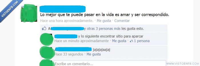 felicidad,aparcar,amor