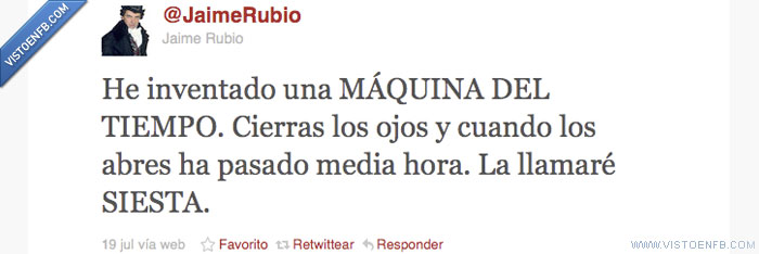 tiempo,siesta,maquina