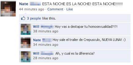 homosexualidad,facebook,diferencia,crepusculo,noche