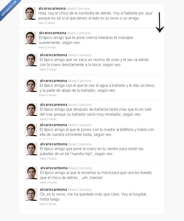 twitter,novio,álvaro carmona