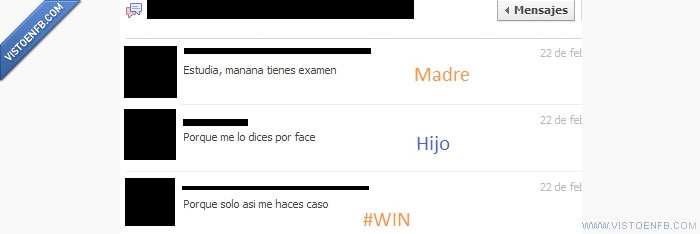 win,madres,facebook,examen