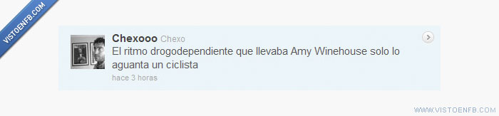 drogas,ciclista,amy winehouse
