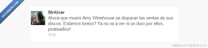 discos,Amy Winehouse,piratería