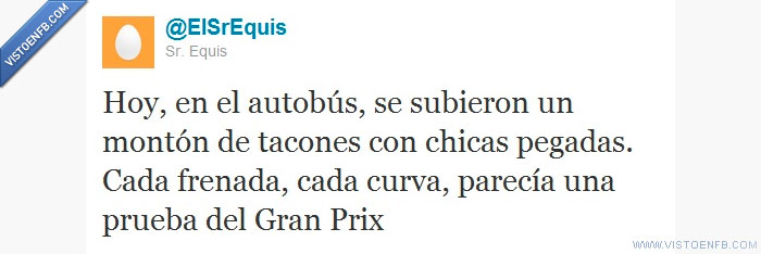 twitter,tacones,gran prix,frenada,curva