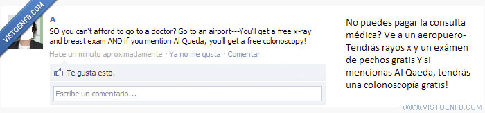 medicina,gratis,examen,aeropuerto