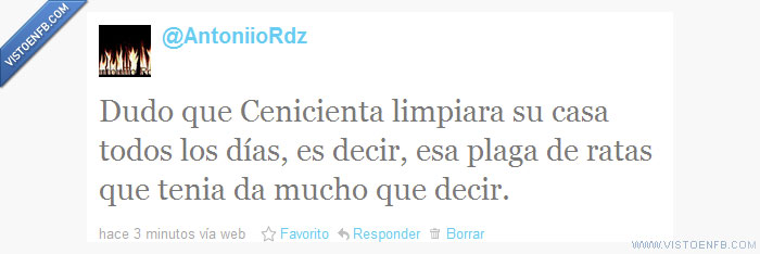 ratas,higiene,Cenicienta