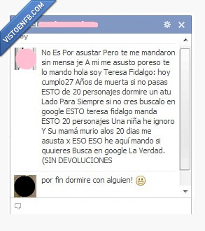 muerta,cadena,chat,mail,amigos