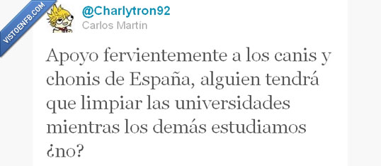 cani,choni,limpiar,universidad,estudios