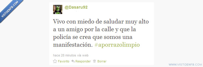 Manifestación,Policías