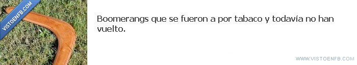 boomerang,tabaco