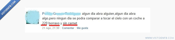 tuenti,sin carnet,borracho,coche,cani