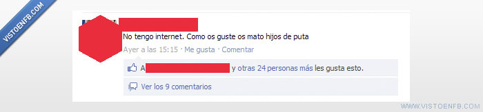 amenaza,matar,internet