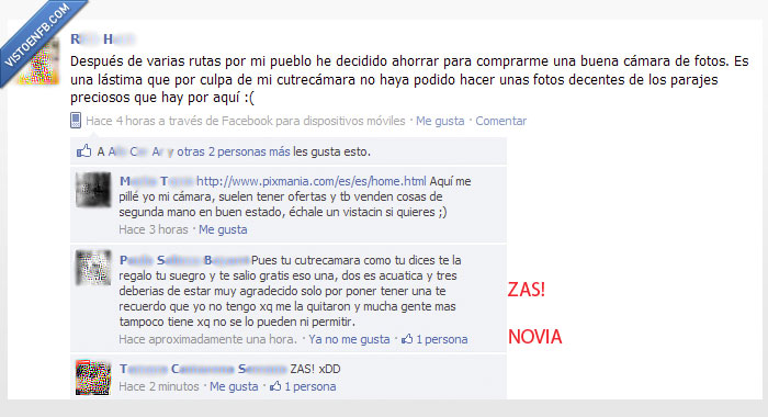 regalo,cutre,cámara,suegro,novia,fail