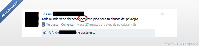 fail,ortografía,ignorancia,hacer,privilegio