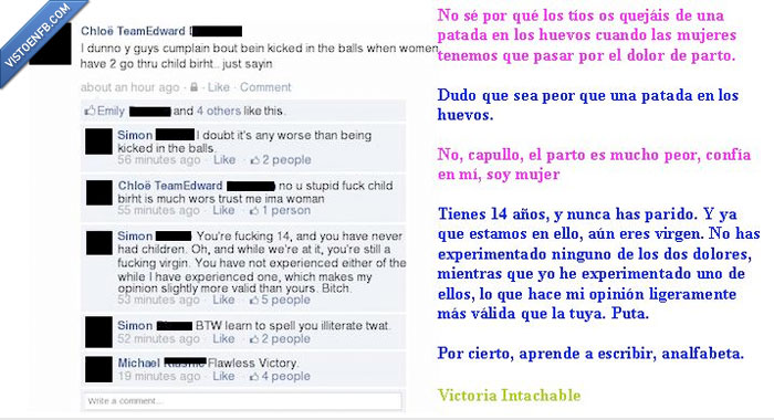 parto,patada en los huevos,dolor