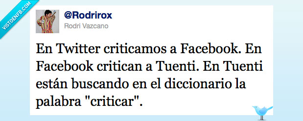 twitter,facebook,tuenti,criticar,diccionario