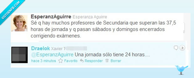 Esperanza,Aguirre,Profesores,Trabajo