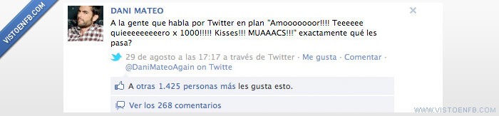 Twitter,raro,dani mateo