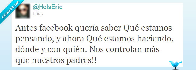 control,donde,que,cuando,quien,estado,actualizar,mensaje,visto en twiiter,facebook