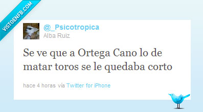Ortega cano,torero,matar,toro
