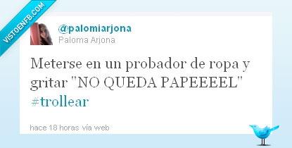 papel,probador,ropa