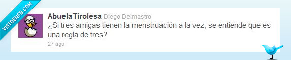 amigas,menstruación,regla,AbuelaTirolesa,tres