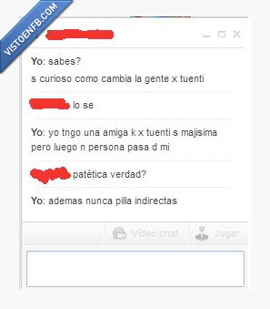 tuenti,conversación,indirectas