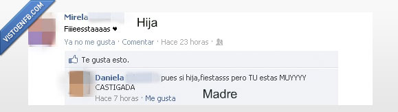 madres,fiestas,hija,castigada