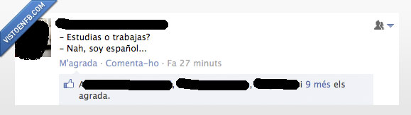 estudiar,trabajar,español