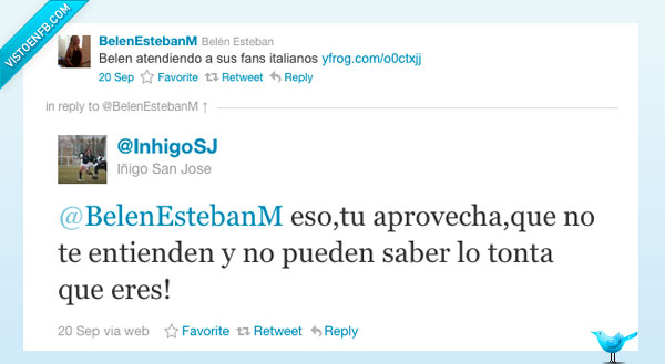 belen esteban,twitter,fans,italia,tonta