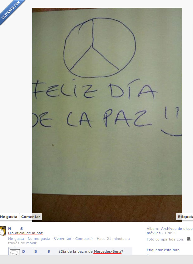 facebook,retard,mercedes-benz,paz,tonta