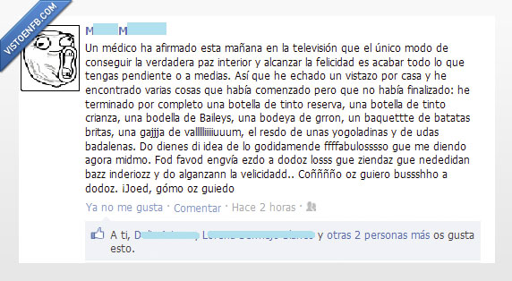 Estado,facebook,paz interior,borrachos