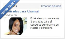 Rihanna,Facebook,ojo morado