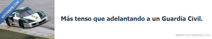 guardia civil,adelantar,tenso,adelantando