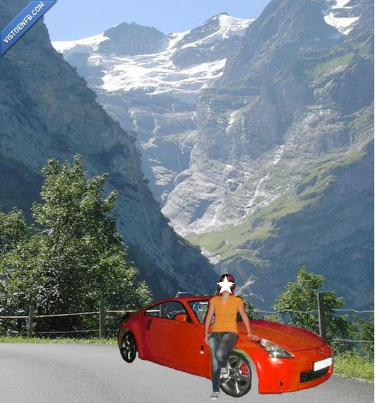 coche,photoshop,monte