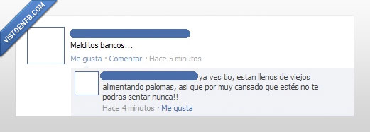 Bancos,viejos,palomas