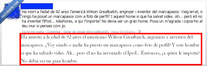 Steve jobs,Wilson Greatbatch,hipocresía,marcapasos,ipod,consumismo